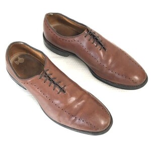 90s?/USA製/Vintage☆アレンエドモンズ/Allen Edmonds☆Hastings/ホールカットシューズ【8D/25.5-26.0/茶/BROWN】dress shoes〇BB-75