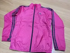 ★値下げ★adidas CLIMAPROOF ピンク ウィンドブレーカー★