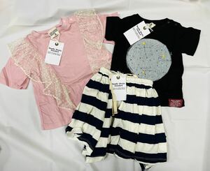 福袋3F93*激安sale!!新品 こども服ベビー服 半袖Tシャツ２枚+スカート１枚 size90(総額7400円)★NEEDLE WORKS STANDARD/ニードルワークス