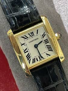 CARTIER カルティエ　タンク k18 フランセーズ 2385 腕時計