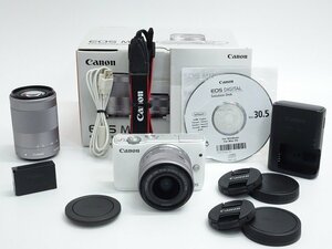 ●○Canon EOS M10 ダブルズームキット ミラーレス 一眼カメラ EF-Mマウント キャノン○●027056001m○●