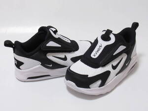 NIKE AIR MAX BOLT TDE キッズ シューズ 白 黒 15cm ナイキ エアマックス ボルト マジックテープ 子供 ベビー CW1629-102