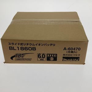 □□ MAKITA マキタ バッテリー　18V　6.0Ah　5個入り A-60470 未使用に近い