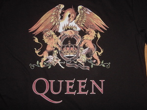 新品●GU×QUEEN コラボ オフィシャル Tシャツ●レディース WOMEN サイズS●ロゴT 黒 紋章 ●即決可