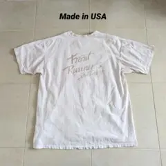 80s USA製　ONEITA　Tシャツ　ベージュ　シングルステッチ　XL