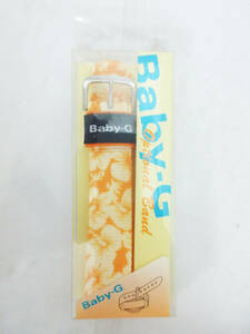 N9087【ベビーG 純正 ベルト】CASIO BG-BAND 14-4B★オレンジ★腕時計 Baby-G★BG-10 BG-200 BG-300 BG-320 DW-610 DW-620 etc★未使用★