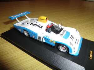 ixo 1/43 ルノー RENAULT Alpine #16 LE MANS 1977 Bendix D.Pironi/R.Arnoux/G.Frequelin