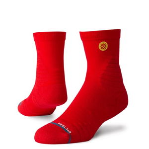 STANCE GAMEDAY PRO QTR サイズL RED FEEL360 スポーツ バスケットボール ソックス 靴下 レッド 赤