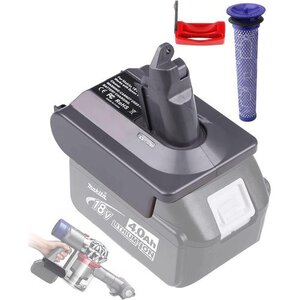 新品 dyson アダプターのみ モーターヘッドコードレス掃除機バッテリー バッテリー変換アダプタ makita v6 137