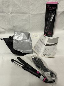 twin bird mini Hair Iron HI-2732 ツインバード ミニヘアアイロン ブラック セラミックプレート 2way 6.5m ヘアアレンジ