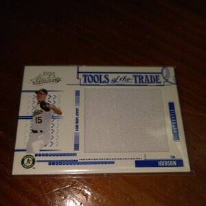 2005 absolutememorabilia tool of the trade timhudson 22/50