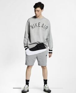 2019年製 NIKE Big Swoosh French Terry Sweat Shorts ビッグ スウォッシュ フレンチテリー スウェット ショーツ ハーフパンツ N10