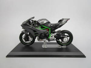 即決　アオシマ 1/12 Kawasaki Ninja H2 スカイネット カワサキ ニンジャ 完成品 バイク トップガン トムクルーズ　（HNFVC