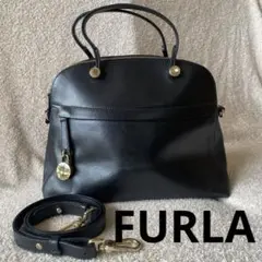 【FURLA】 ハンドバッグ　ショルダーバック　チャーム　金具　2way