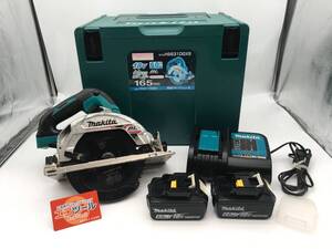 【中古品】☆Makita/マキタ 165mm 18v充電式マルノコ HS631DGXS [IT7EXML1MY9C]