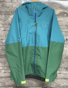 タグ付きPatagonia パタゴニア 24年製 BOULDER FORK RAIN JKT マウンテンパーカー サイズXL ギャザーグリーン