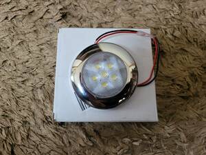 未使用保管品　点灯確認済み　クールホワイト　6300K　防水IP67　6LED　95Lm　DC12V　全国一律定形外郵便250円