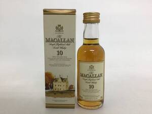 ウイスキー whisky マッカラン 10年 ミニボトル 50ml 40% 重量番号:1(RW29)