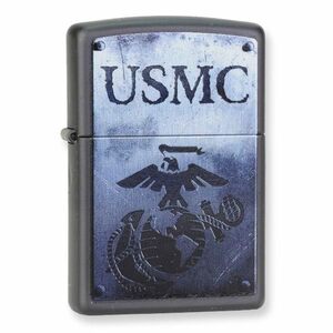 ZIPPO アメリカ海兵隊 28744 マットブラック Black Matte ジッポー オイルライター USMC