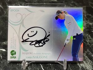 EPOCH エポック 2024 JLPGA TOP PLAYERS 女子ゴルフ 仲宗根澄香 heroine authentic autographs 直筆サイン 30枚限定 