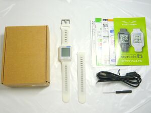 1000円スタート ゴルフナビ EAGLE VISION イーグルビジョン watch6 EV-236 Bluetooth IPX7 ケーブル/交換用バンド/箱付き 12 LL6001