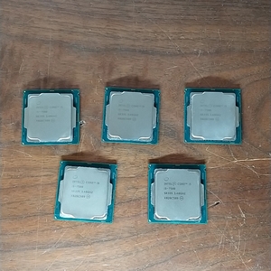 【動作確認済】【5個セット】CPU Intel Corei5 7500 3.40GHz-3.80GHz 4C4T FCLGA1151 パソコン PCパーツ