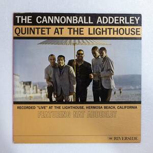 【美盤・美音】 USオリジナル盤　THE CANNONBALL ADDERLEY QUINTET at The Lighthouse モノLP / RIVERSIDE RLP 344 / 青大ラベル / DG 