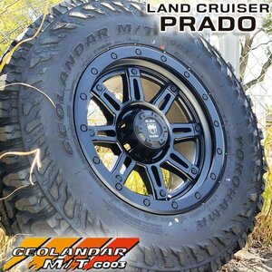 新品 ランドクルーザー プラド 120 150 17インチタイヤホイールセット YOKOHAMA GEOLANDAR MT G003 265/65R17 265/70R17 285/70R16