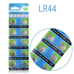 何点でも送料180円 ボタン電池 LR44 AG13 357A CX44 LR44W 1.55V　10個