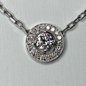 ☆BOUCHERON/ブシュロン　K18WG　ダイヤモンド ペンダントネックレス　AVA/アバ　41.5cm