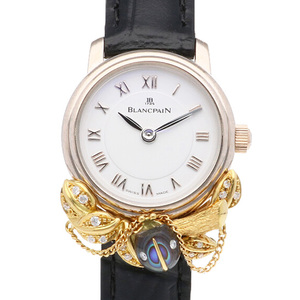 ブランパン レディバード 腕時計 18金 K18ホワイトゴールド 自動巻き 1年保証 Blancpain 中古