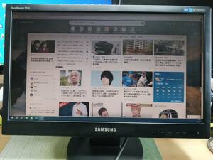 【ジャンク】SAMSUNG 21.6インチ LCDモニター SyncMaster 2243 SW PLUS 2243SWPLUS MY22WS 中古品！