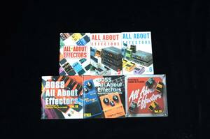 『BOSS ALL ABOUT EFFECTORS ボス エフェクター コンパクト事典 Vol.4 5 6 15 18 19』