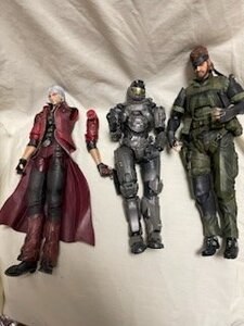 ◎ PLAY ARTS プレイアーツ 改 デビルメイクライ DANTE ダンテ DEVILMAYCRY HALO ヘイロー METAL GEAR メタルギア スネーク ジャンク現状品