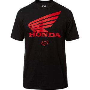 正規品 FOX レーシング T-シャツ ホンダ Honda Basic 黒 Mサイズ (23144-001-M)