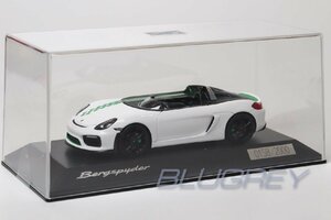 ディーラーモデル 1/43 ポルシェ ボクスター ベルクスパイダー ホワイト Porsche Boxster Bergspyder 限定2000台 ミニカー