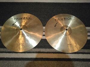 Istanbul Agop Mel Lewis　Hi Hat１４インチ　top 875g Bottom 1060g　（イスタンブール　アゴップ　メル　ルイス ハイハット）