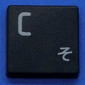 キーボード キートップ C そ 黒消 パソコン 東芝 dynabook ダイナブック ボタン スイッチ PC部品