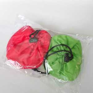 【新品未使用】チチヤス チー坊ecoバッグ 2個セット 赤・緑