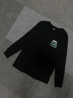 Stussy ストリートロゴ 長袖Tシャツ Sサイズ