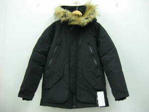 新品 定価88000円 Goldwin ゴールドウィン GO11840P N-3B DOWN PARKA ダウンパーカー ファー ダウンジャケット ジャケット 黒 ブラック S