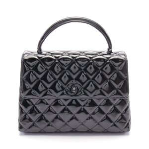 シャネル マトラッセ ブランドオフ CHANEL パテントレザー ハンドバッグ エナメル 中古 レディース