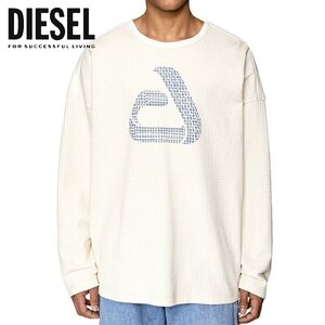 正規品/新品/未使用/S■訳ありアウトレット品■定価46,200円■DIESEL ディーゼル メンズ ロンT Tシャツ 長袖 パフプリント N176