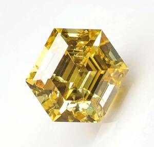 【100円～】0.600ct 天然ダイヤ Fancy Brownish Orangy Yellow（ナチュラルカラー）I1