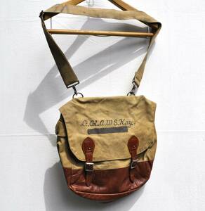 WW1 US OFFICER MUSETTE BAG第一次大戦型将校用ミュゼットバッグ