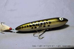 VINTAGE LURE HEDDON ZARA SPOOK（7553-34　）USA MADE #OLDLURE #ARTLURE_VINTAGE ＃ヴィンテージルアー　frog collection