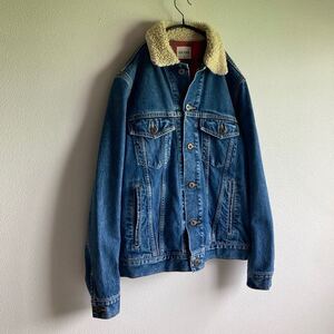 レア! Ron Herman ロンハーマン 別注 RHC ＆ MAS Trucker Jacket トラッカー ジャケット ボア デニム ブルゾン チェック ヴィンテージ 2