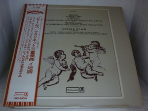 LPA12697　ブラームス：クラリネット三重奏曲　イ短調　/　ウラッハ　/　国内盤LP