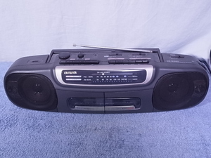  aiwa CS-W320 ラジオ受信 カセット再生及び録音NG ジャンク品 管理番号 20022001