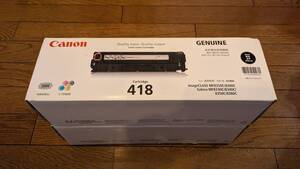 未使用 Canon カートリッジ 418 ブラック 2本セット CRG-418BLKVP